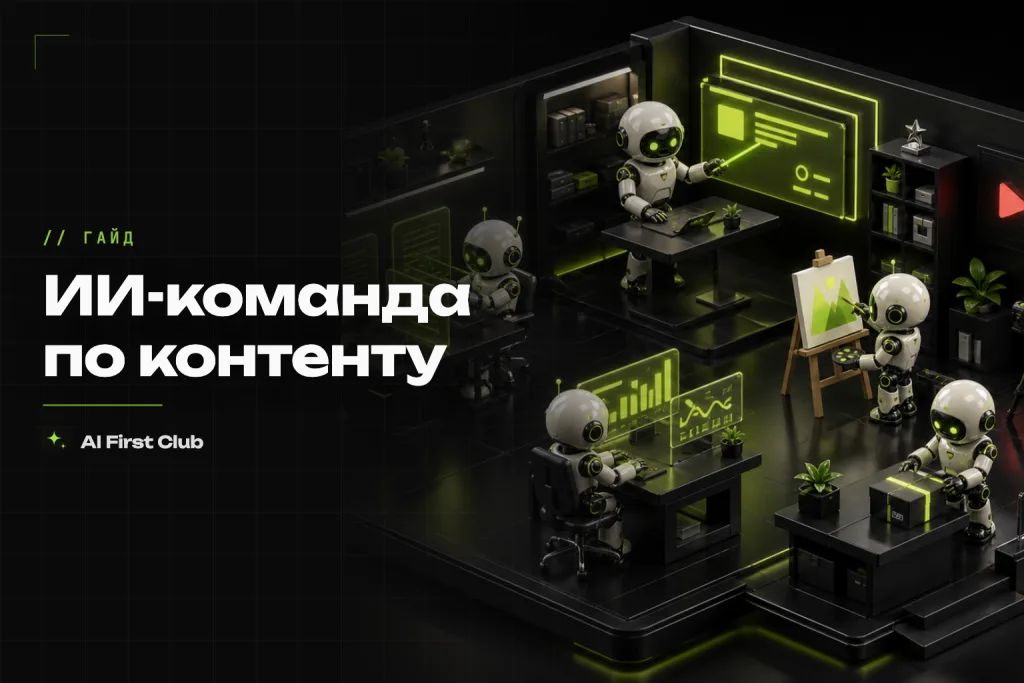 ИИ-команда по контенту в 2026: 7 сотрудников на Claude Code